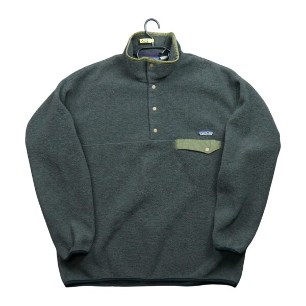 Pull polaires homme manches longues gris Patagonia Motif chine Col Montant QWE1206