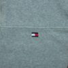 Pull polaires homme manches longues gris Tommy Hilfiger Col Montant QWE3346