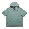 Sweat a capuche homme manches courtes gris Nike Motif chine Col Rond QWE1528