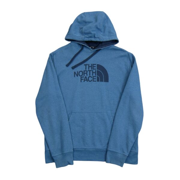 Sweat a capuche homme manches longues bleu The North Face Motif imprime Col Rond QWE1068