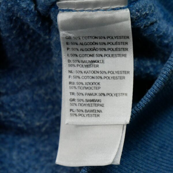 Sweat a capuche homme manches longues bleu The North Face Motif imprime Col Rond QWE1068