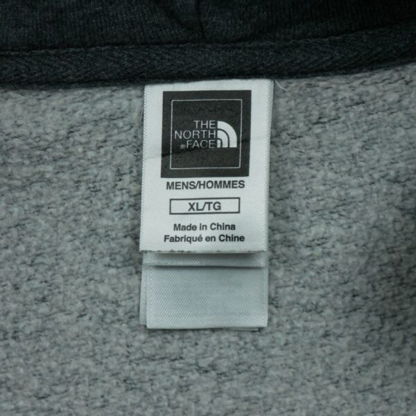 Sweat a capuche homme manches longues gris The North Face Motif chine Col Rond QWE2285