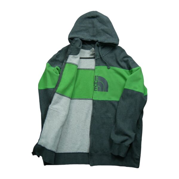 Sweat a capuche homme manches longues gris The North Face Motif chine Col Rond QWE2285