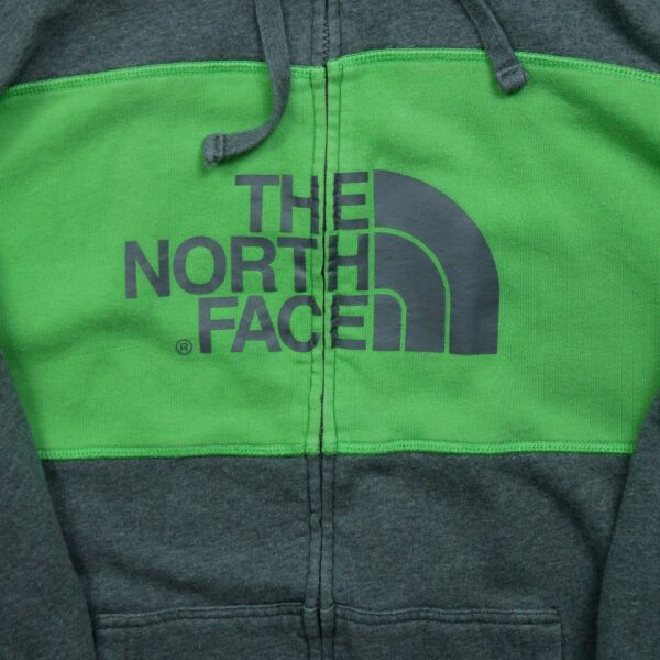 Sweat a capuche homme manches longues gris The North Face Motif chine Col Rond QWE2285