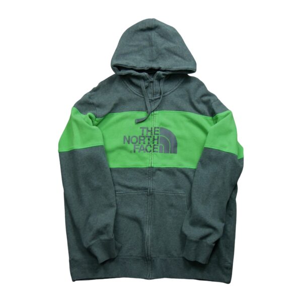 Sweat a capuche homme manches longues gris The North Face Motif chine Col Rond QWE2285