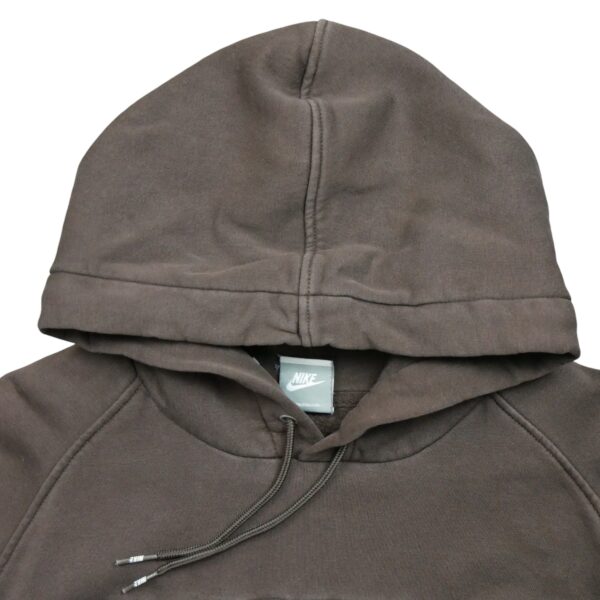 Sweat a capuche homme manches longues marron Nike Col Rond QWE2115