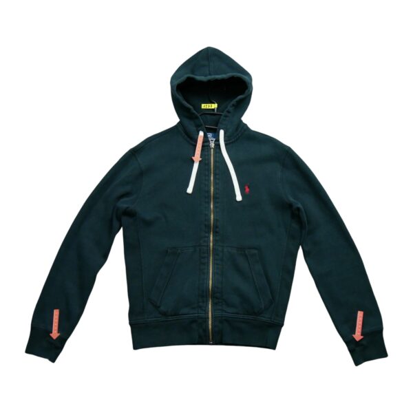 Sweat a capuche homme manches longues noir Polo Ralph Lauren Col Rond QWE1277