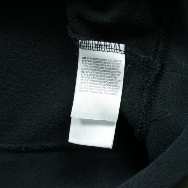 Sweat a capuche homme manches longues noir The North Face Motif imprime Col Rond QWE1601