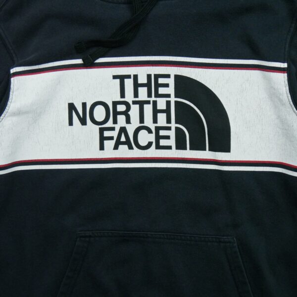Sweat a capuche homme manches longues noir The North Face Motif imprime Col Rond QWE1601