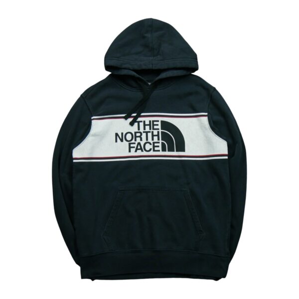 Sweat a capuche homme manches longues noir The North Face Motif imprime Col Rond QWE1601