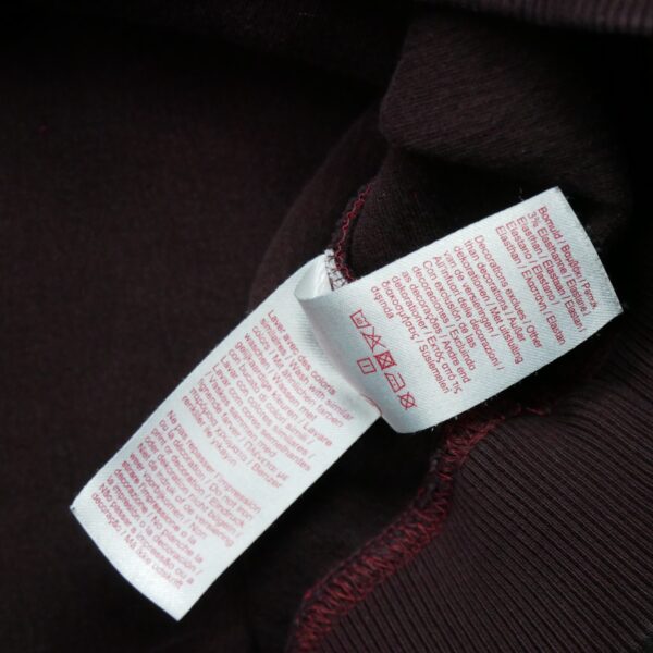 Sweat homme manches longues bordeaux Lacoste Col Rond QWE2221