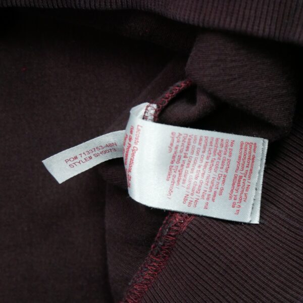 Sweat homme manches longues bordeaux Lacoste Col Rond QWE2221