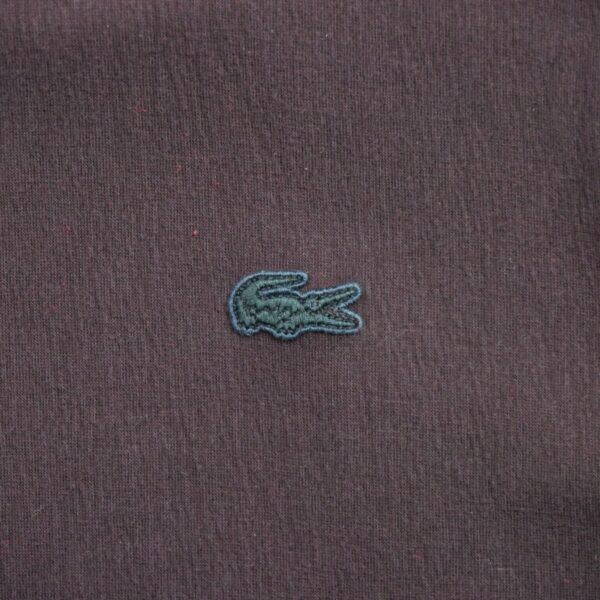 Sweat homme manches longues bordeaux Lacoste Col Rond QWE2221
