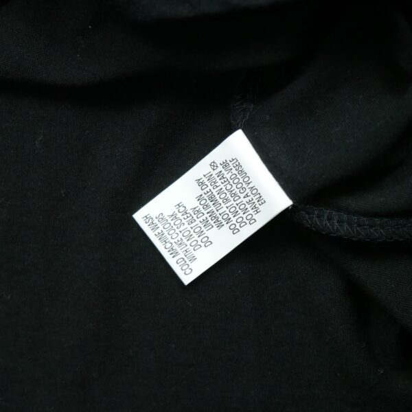 T shirt manches courtes homme noir Stussy Motif imprime Col Rond QWE3501