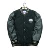 Veste en cuir homme manches longues noir NFL Team Apparel Equipe Denver Broncos QWE1042