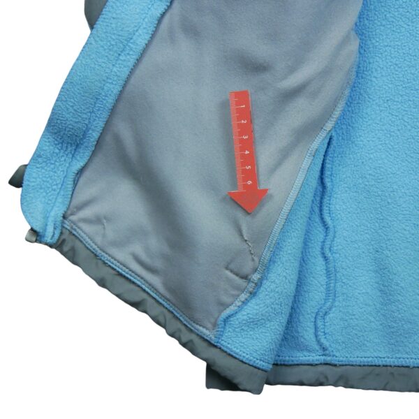 Veste polaires enfant manches longues bleu clair The North Face Col Montant QWE1606