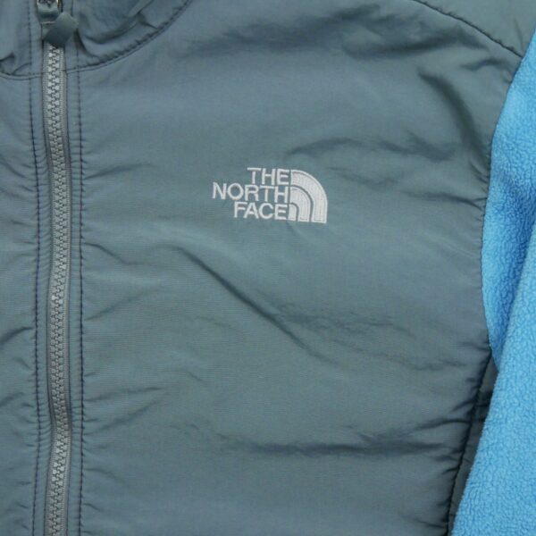 Veste polaires enfant manches longues bleu clair The North Face Col Montant QWE1606