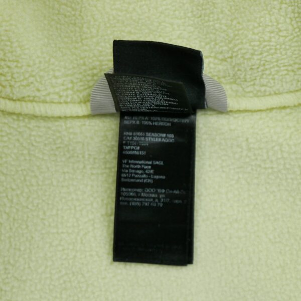 Veste polaires enfant manches longues jaune The North Face Col Montant QWE1155