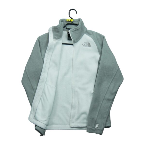 Veste polaires femme manches longues blanc The North Face Col Montant QWE1634