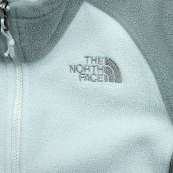 Veste polaires femme manches longues blanc The North Face Col Montant QWE1634