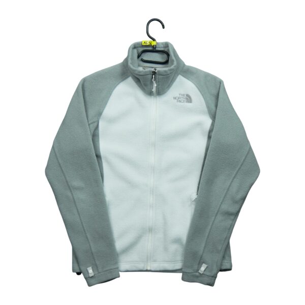 Veste polaires femme manches longues blanc The North Face Col Montant QWE1634
