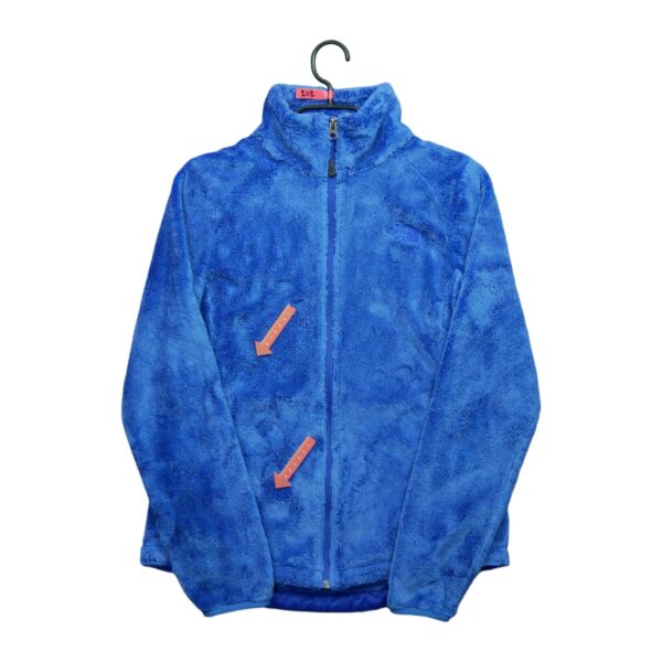 Veste polaires femme manches longues bleu The North Face Col Montant QWE2112