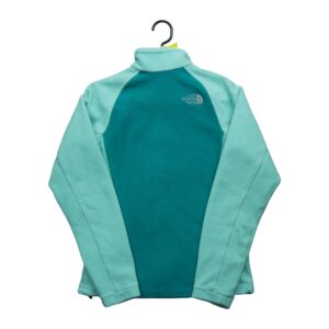 Veste polaires femme manches longues turquoise The North Face Col Montant QWE1173