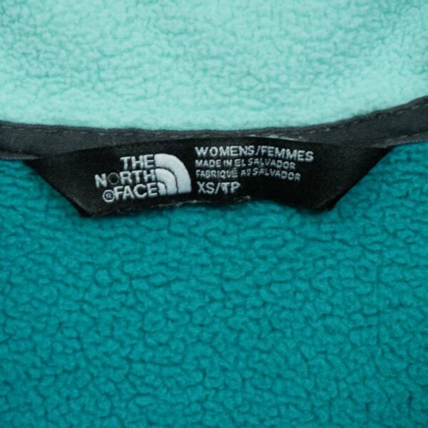 Veste polaires femme manches longues turquoise The North Face Col Montant QWE1173