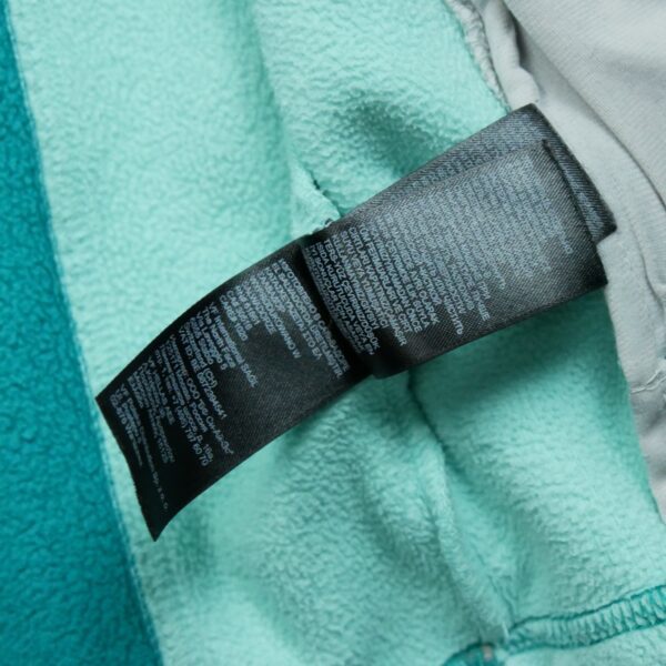 Veste polaires femme manches longues turquoise The North Face Col Montant QWE1173