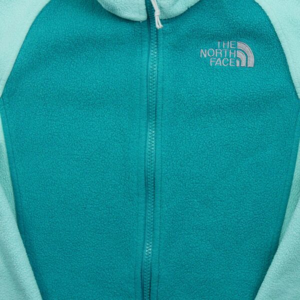 Veste polaires femme manches longues turquoise The North Face Col Montant QWE1173