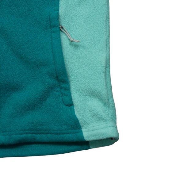 Veste polaires femme manches longues turquoise The North Face Col Montant QWE1173