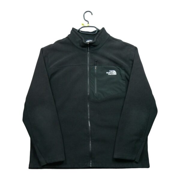 Veste polaires homme manches longues noir The North Face Col Montant QWE1588