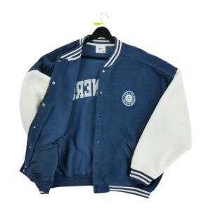 Blouson homme manches longues marine MLB Col Rond Equipe Seattle Mariners QWE1338