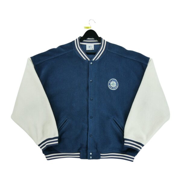 Blouson homme manches longues marine MLB Col Rond Equipe Seattle Mariners QWE1338