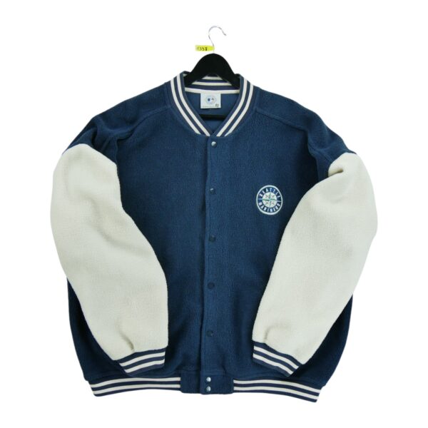 Blouson homme manches longues marine MLB Col Rond Equipe Seattle Mariners QWE1338