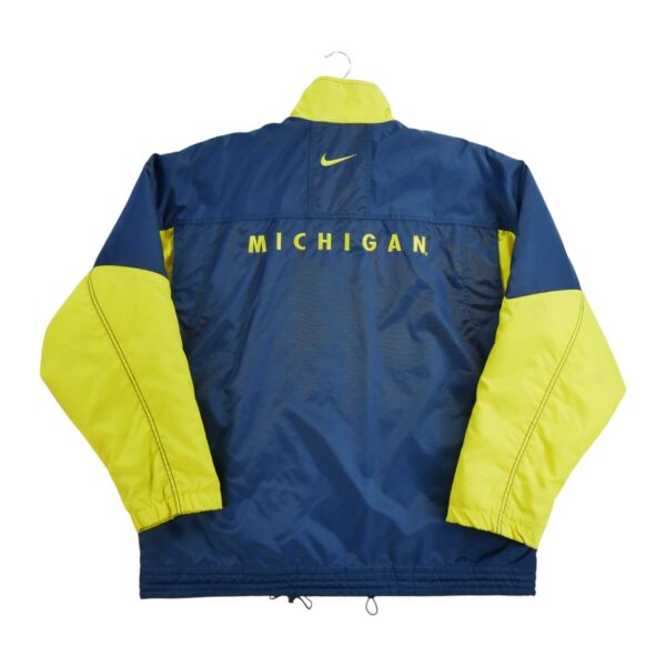Blouson homme manches longues marine Nike Col Montant Equipe Michigan QWE2254