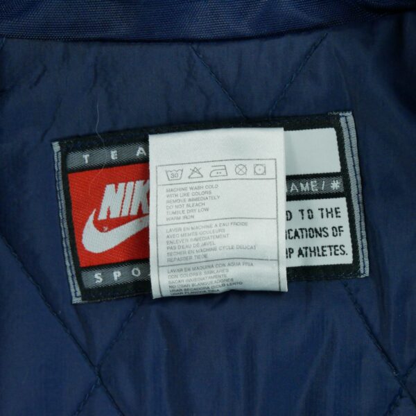 Blouson homme manches longues marine Nike Col Montant Equipe Michigan QWE2254
