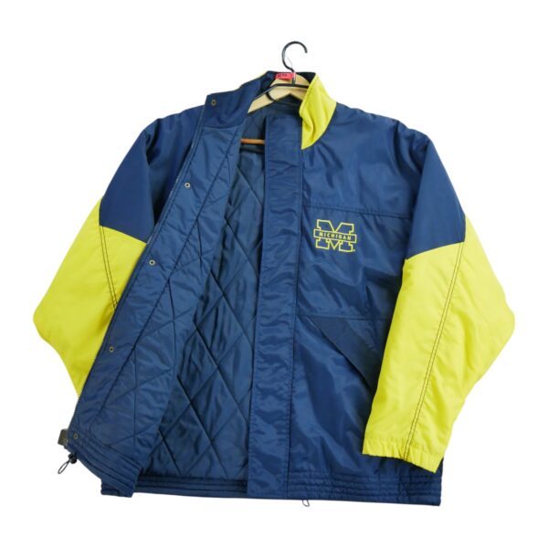 Blouson homme manches longues marine Nike Col Montant Equipe Michigan QWE2254