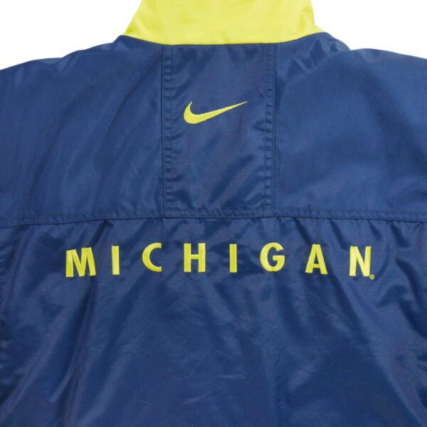 Blouson homme manches longues marine Nike Col Montant Equipe Michigan QWE2254