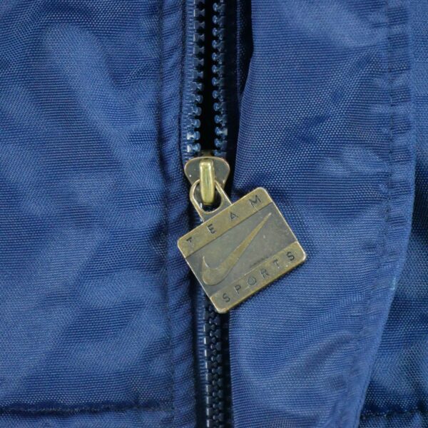 Blouson homme manches longues marine Nike Col Montant Equipe Michigan QWE2254