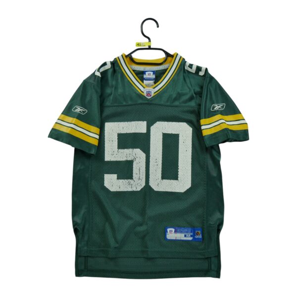 Maillot manches courtes enfant vert Reebok Equipe Green Bay Packers QWE1582