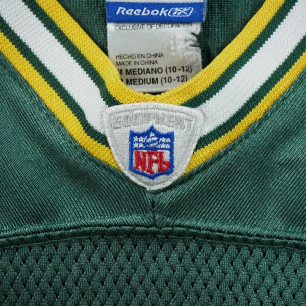 Maillot manches courtes enfant vert Reebok Equipe Green Bay Packers QWE1582