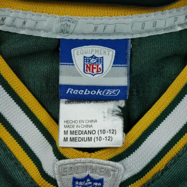 Maillot manches courtes enfant vert Reebok Equipe Green Bay Packers QWE1582