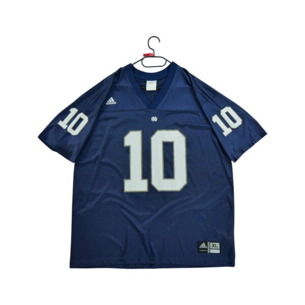 Maillot manches courtes homme marine Adidas Equipe Notre Dame QWE2068
