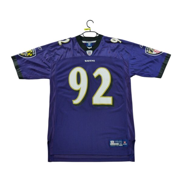 Maillot manches courtes homme violet Reebok Equipe Baltimore Ravens QWE1161
