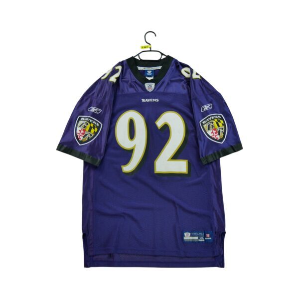 Maillot manches courtes homme violet Reebok Equipe Baltimore Ravens QWE1161