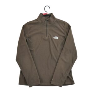 Pull polaires femme manches longues marron The North Face Col Montant QWE2244