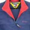 Pull polaires homme manches longues marine Tommy Hilfiger Col Montant QWE1326