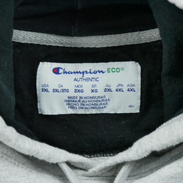 Sweat a capuche homme manches longues gris Champion Col Montant QWE0492