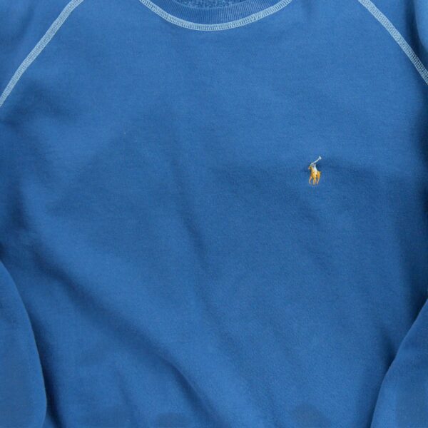 Sweat homme manches longues bleu Polo Ralph Lauren Col Rond QWE1242